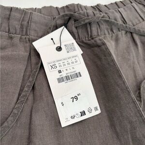 Zara Wide Leg Pants - Gray